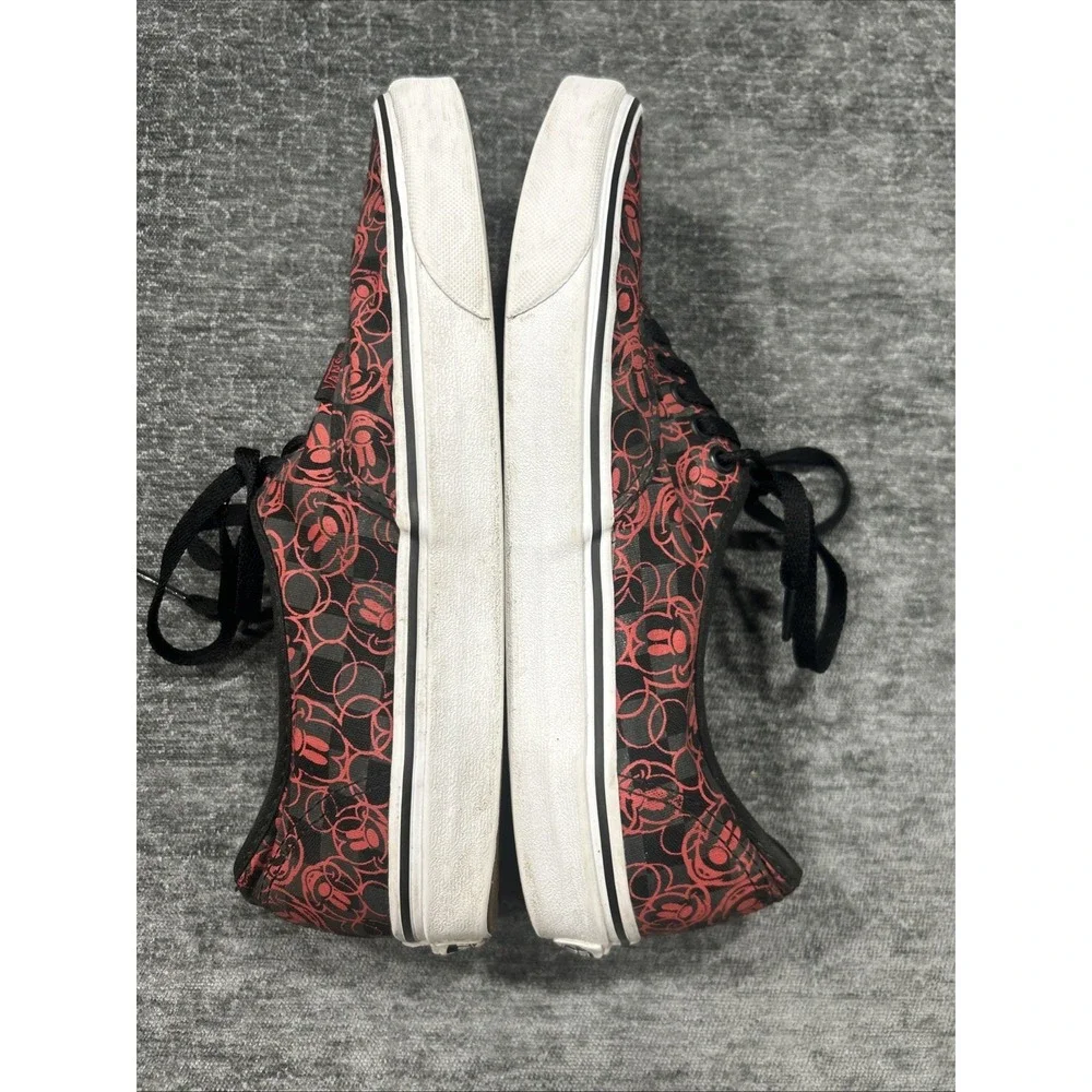 Vans x Disney Mickey Mouse Authentic Sneakers Black Red Men's 10/Women's‎ 10.5